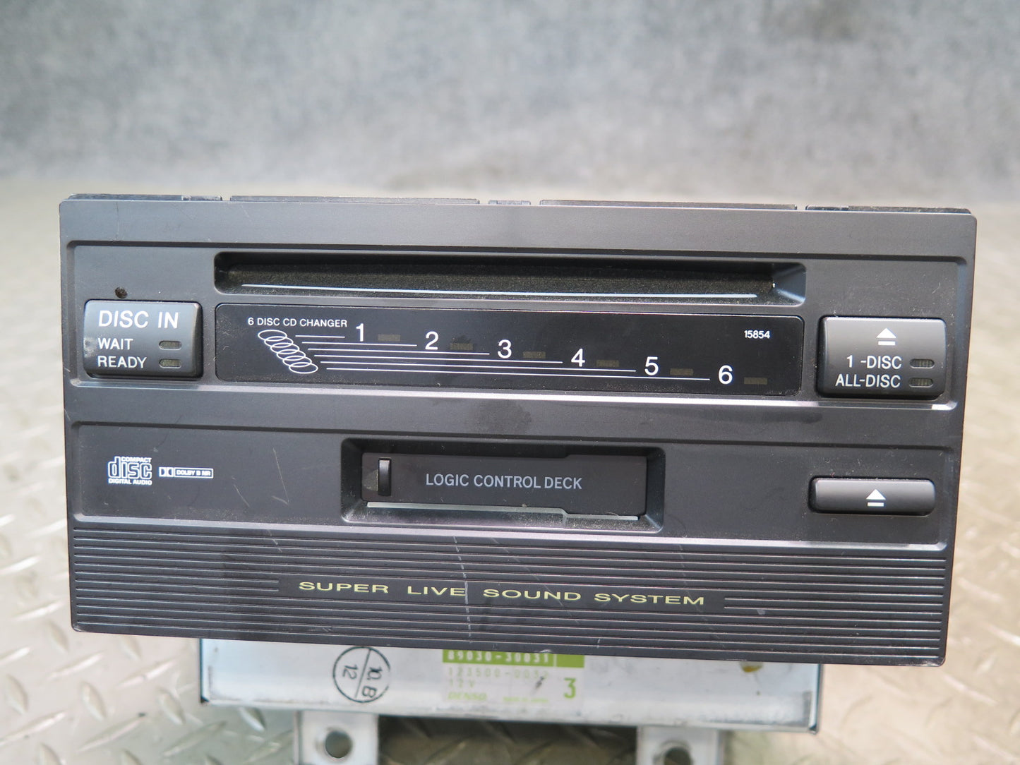 99-01 Toyota Crown JZS175 Super Live Sound CD Radio Cassette Player Unit OEM