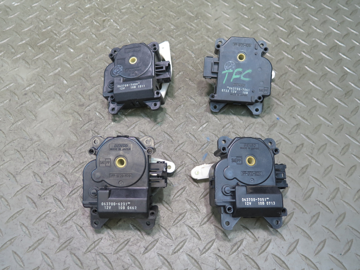 99-01 Toyota Crown JZS175 Set of 4 Heater Flap Door Actuator Motor OEM