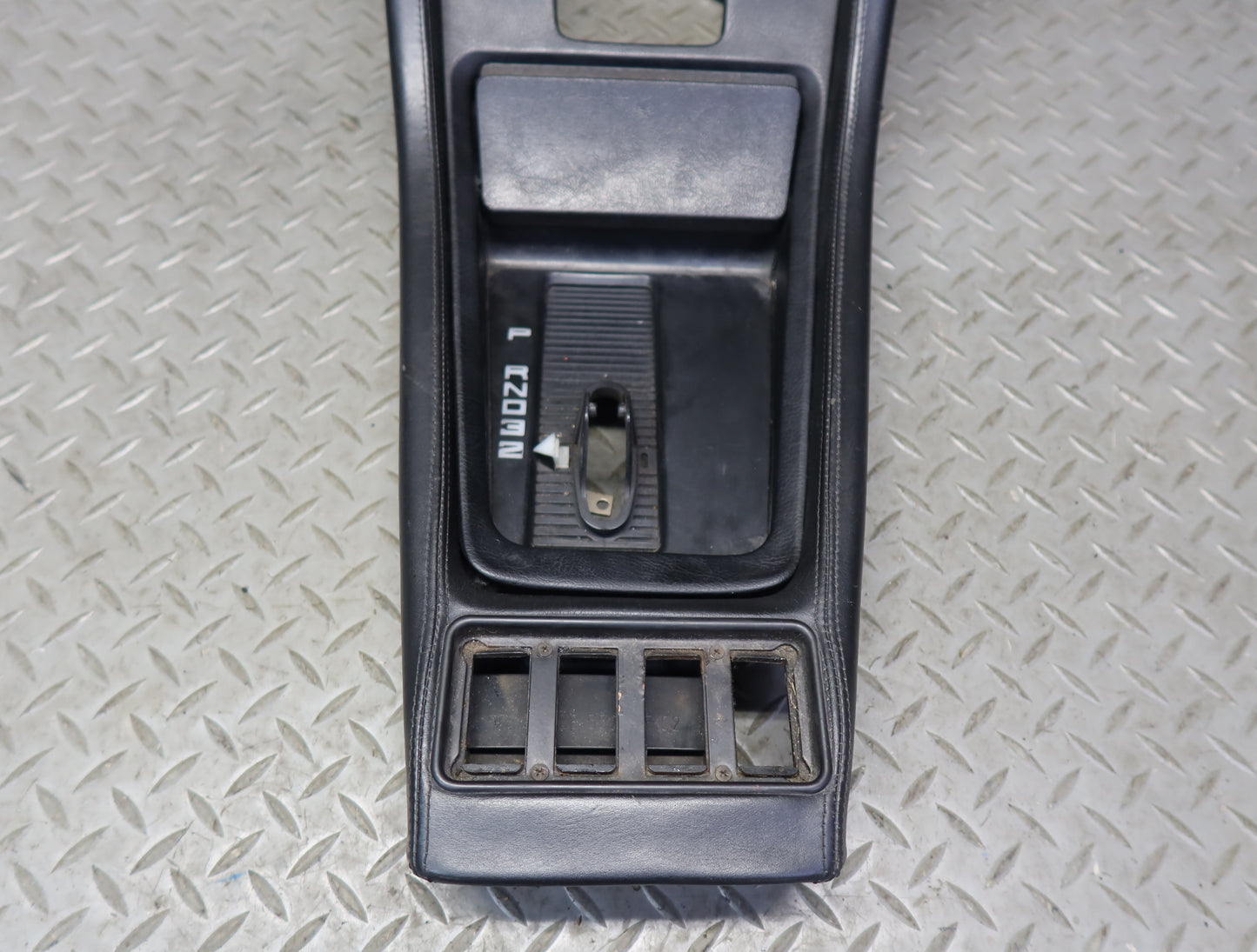 1984-1989 Porsche 928 A/T Front Center Console Trim Cover Panel Black
