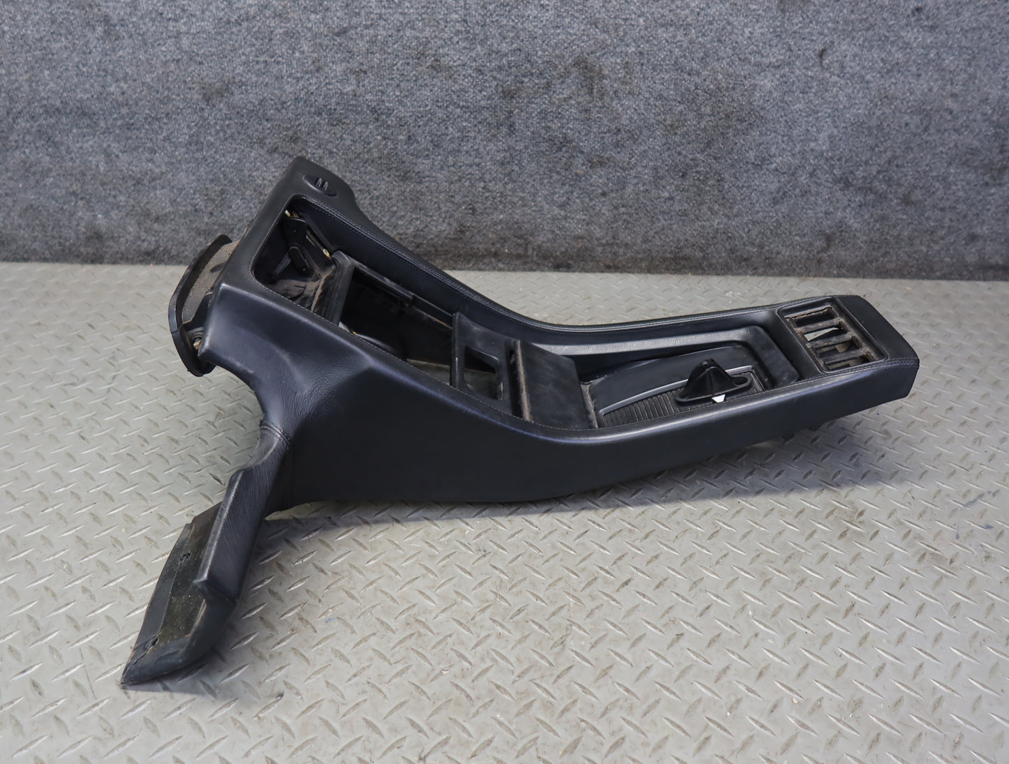 1984-1989 Porsche 928 A/T Front Center Console Trim Cover Panel Black