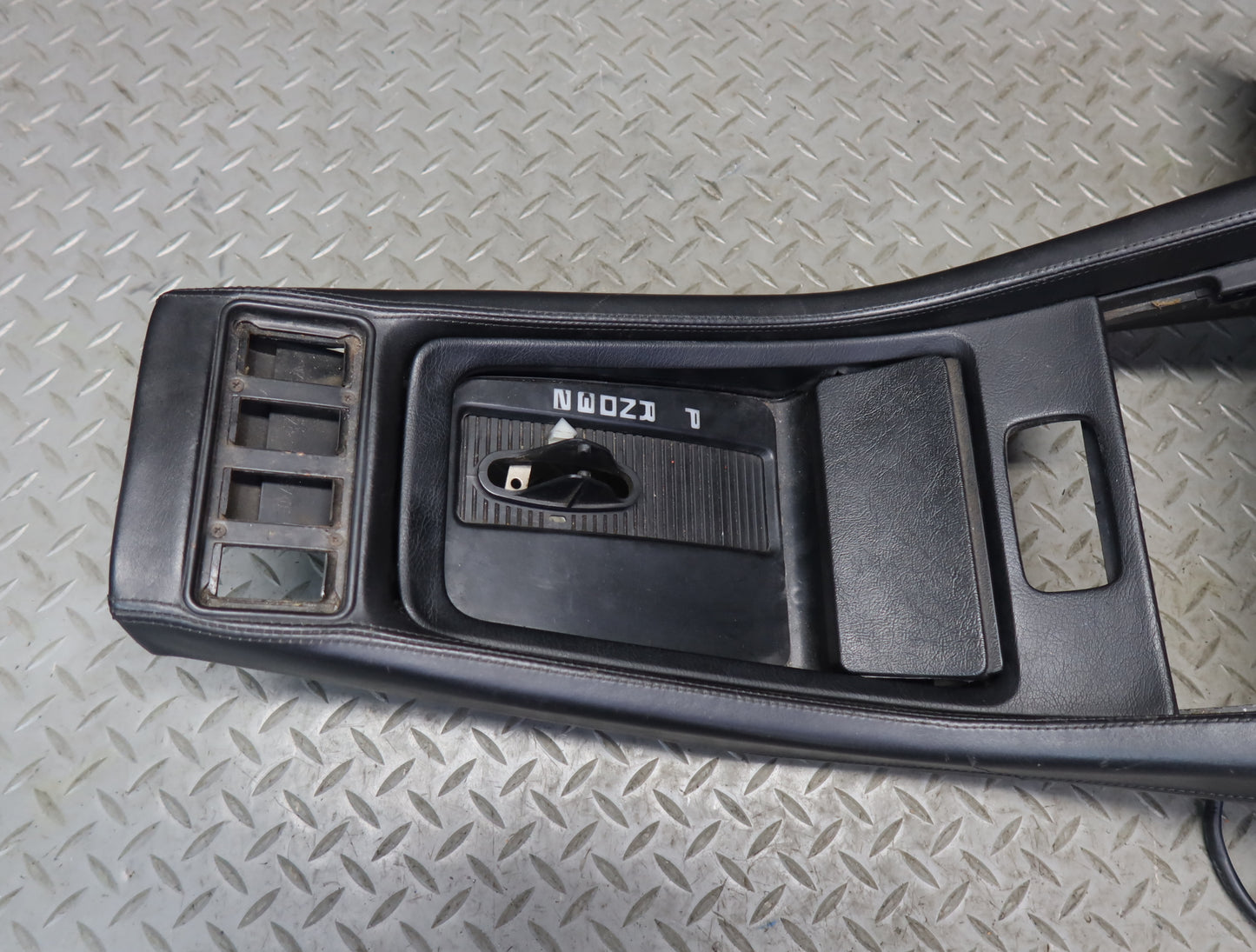 1984-1989 Porsche 928 A/T Front Center Console Trim Cover Panel Black