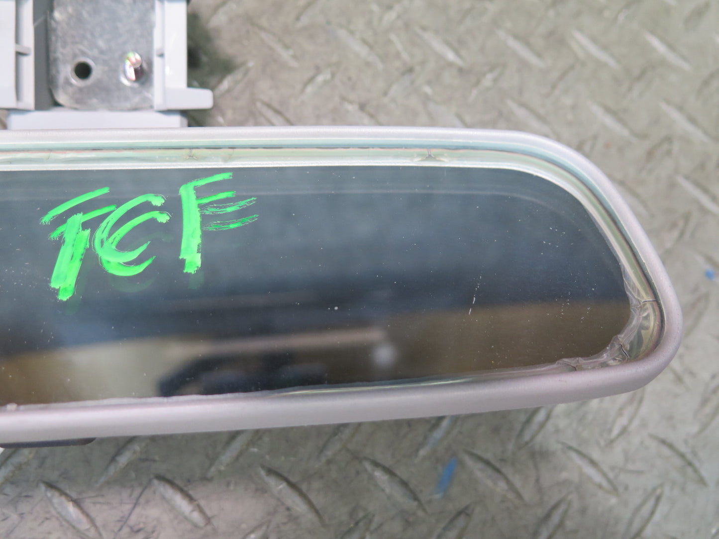 99-01 Toyota Crown JZS175 Manual Dim Interior Rear View Mirror Gray OEM