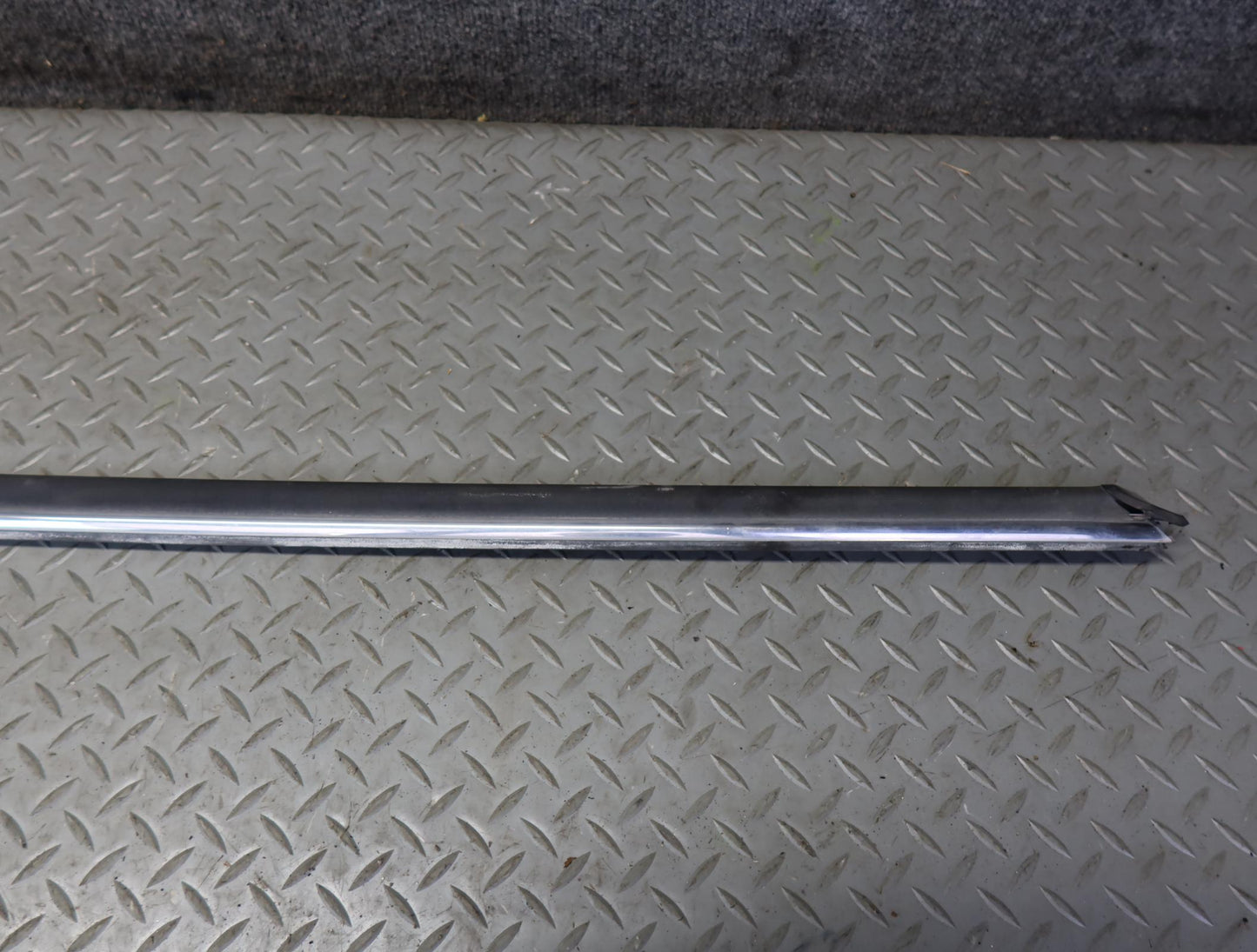 86-89 Mercedes R107 Set of 3 Left Door Rear Fender Trim Molding Cover OEM