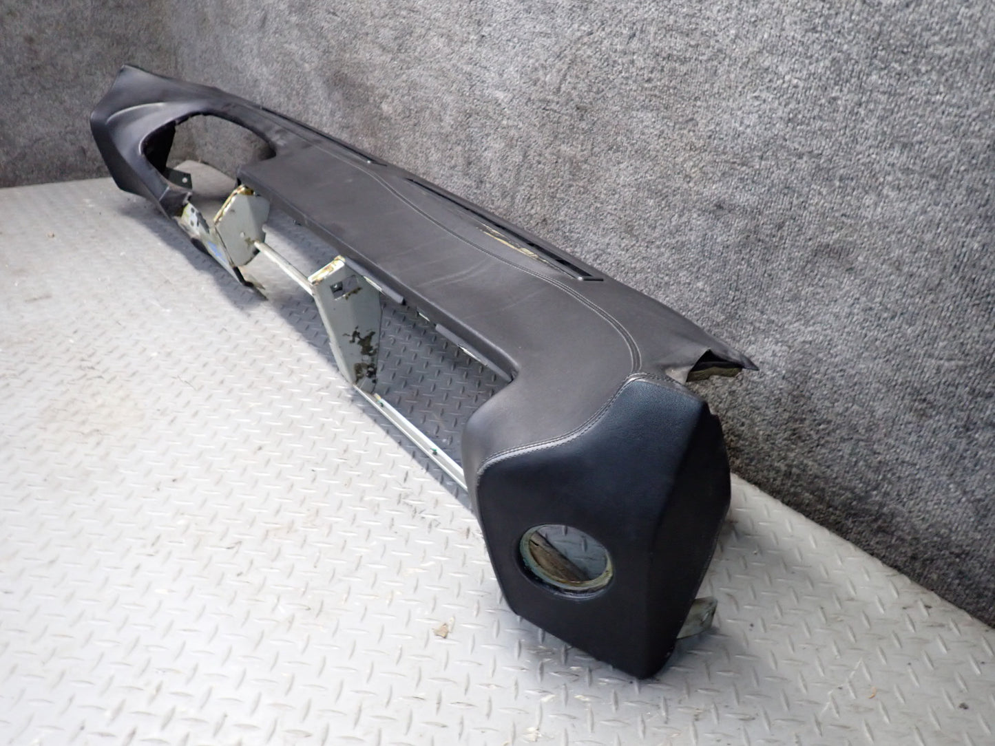 1984-1989 Porsche 928 S Front Dashboard Dash Trim Panel Cover Black