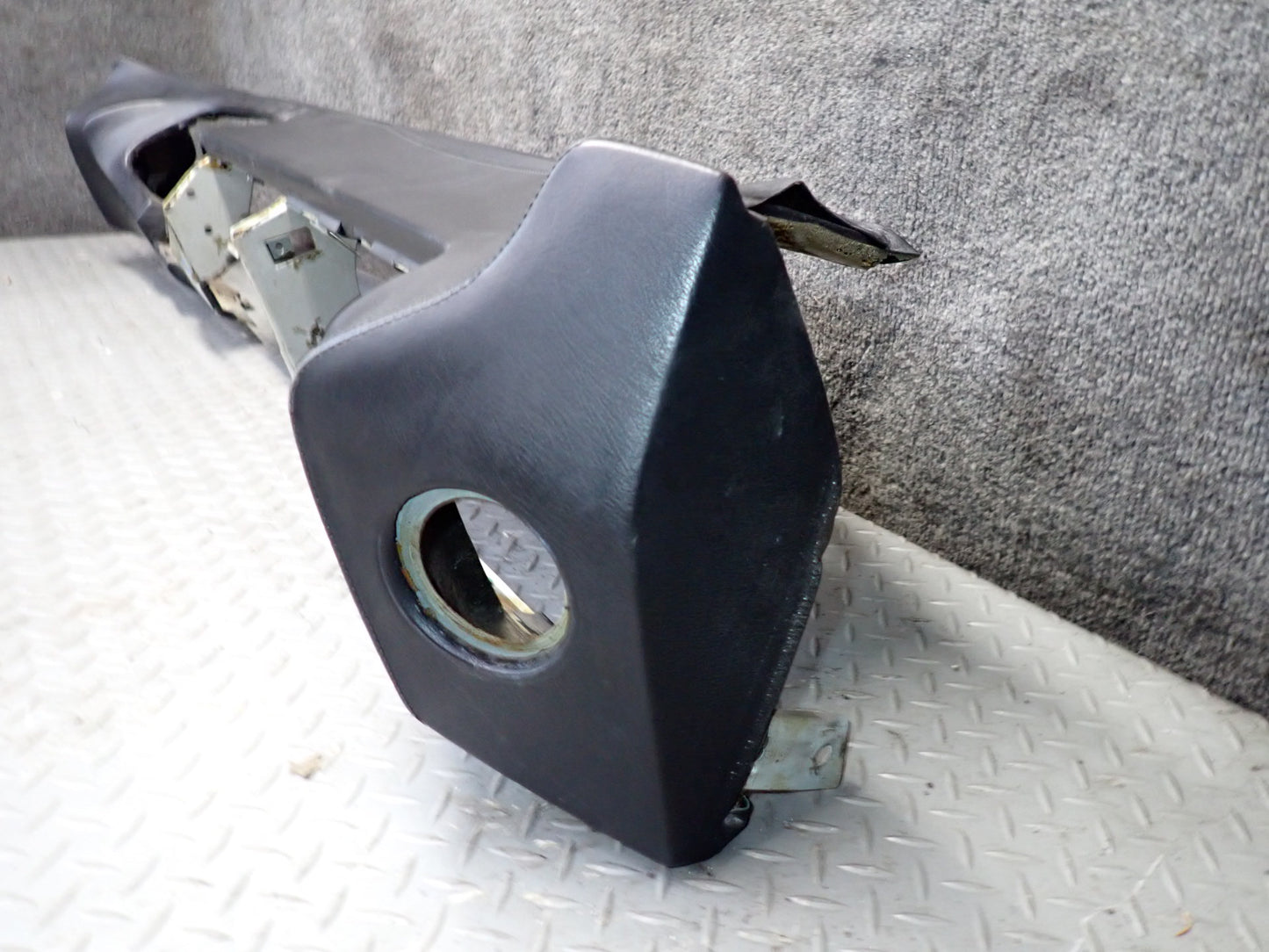 1984-1989 Porsche 928 S Front Dashboard Dash Trim Panel Cover Black