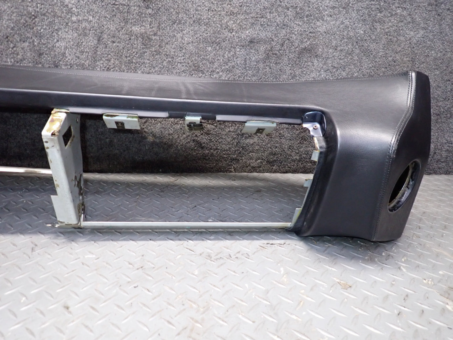 1984-1989 Porsche 928 S Front Dashboard Dash Trim Panel Cover Black