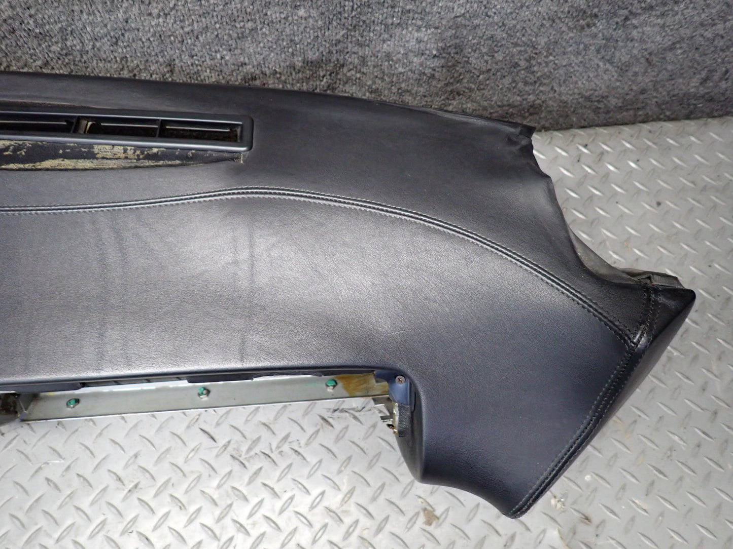 1984-1989 Porsche 928 S Front Dashboard Dash Trim Panel Cover Black