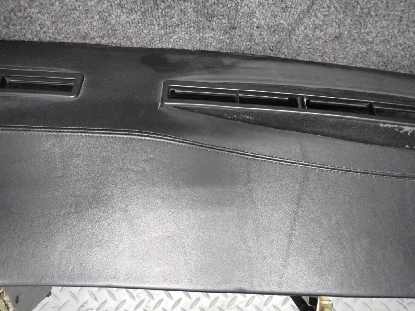 1984-1989 Porsche 928 S Front Dashboard Dash Trim Panel Cover Black