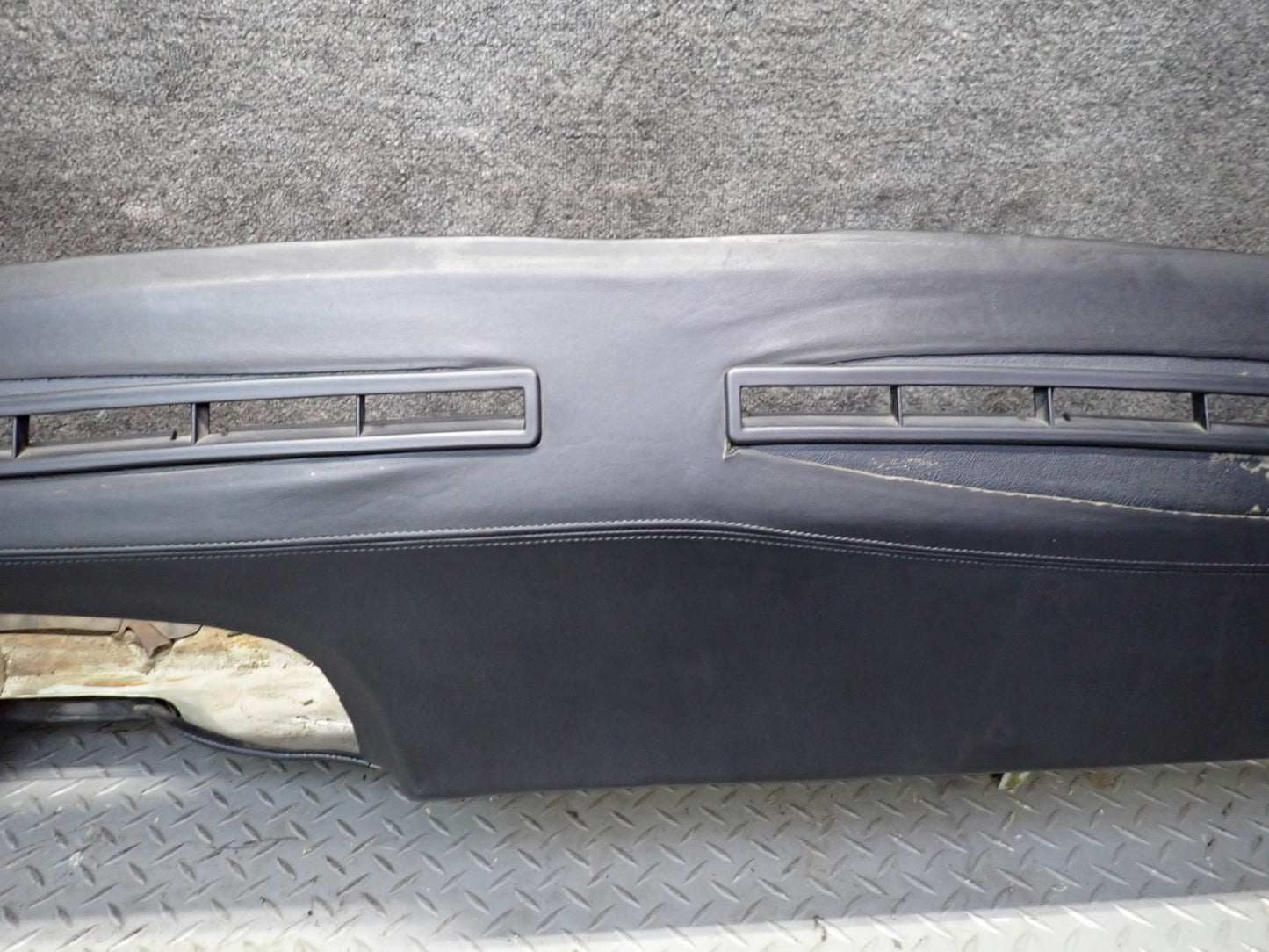 1984-1989 Porsche 928 S Front Dashboard Dash Trim Panel Cover Black