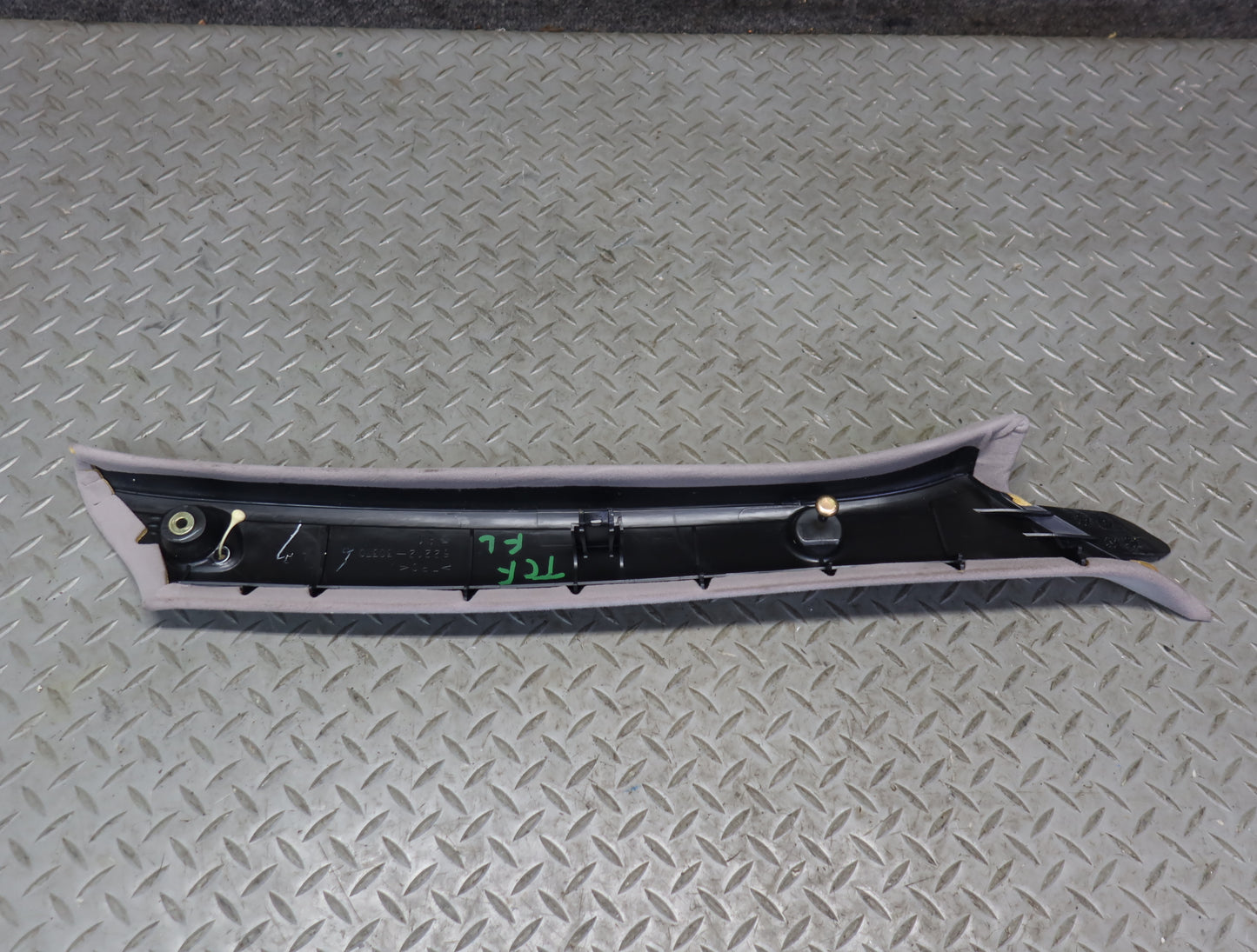 99-01 Toyota Crown JZS175 Set of 2 Interior A Pillar Trim Cover Panel Gray OEM