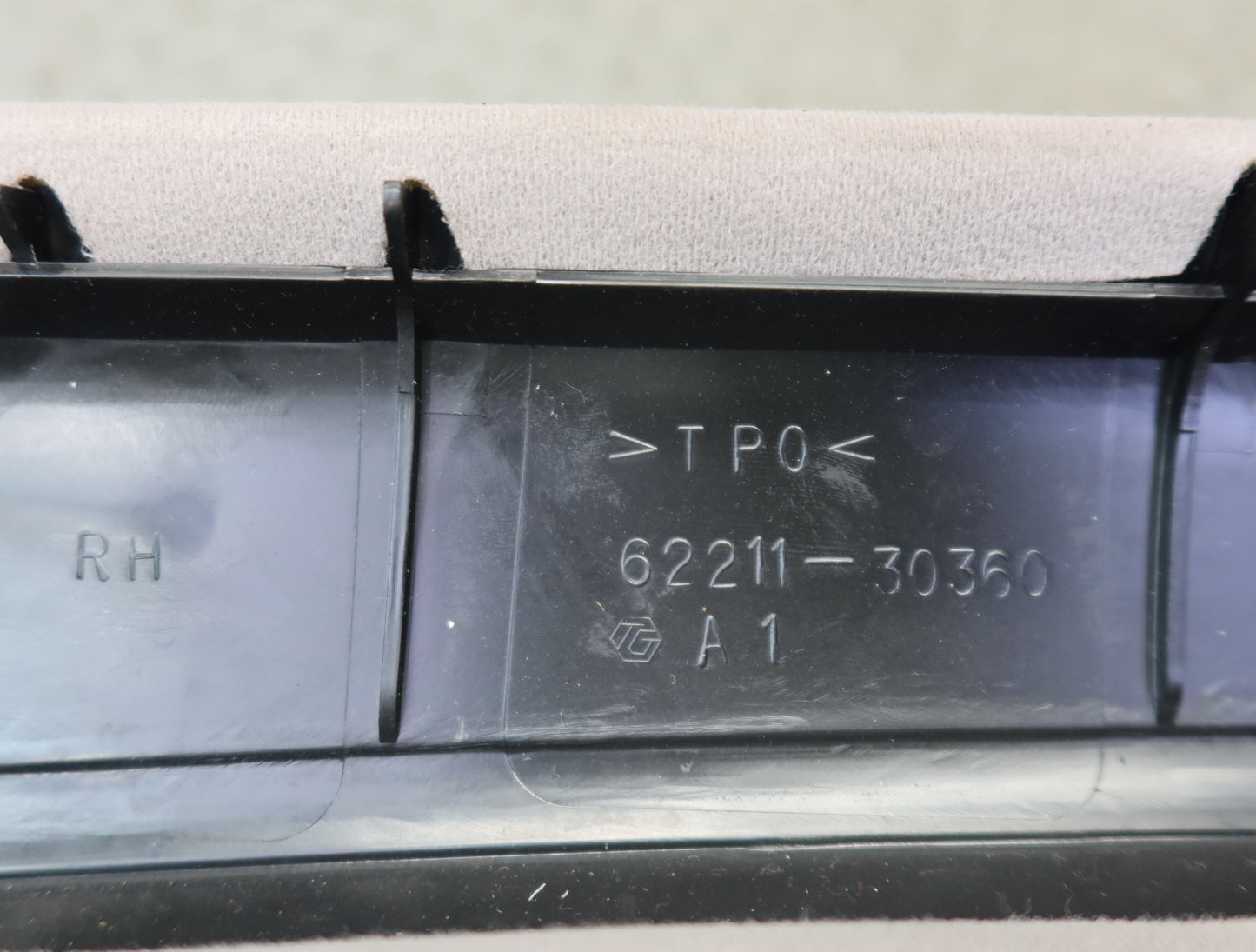 99-01 Toyota Crown JZS175 Set of 2 Interior A Pillar Trim Cover Panel Gray OEM