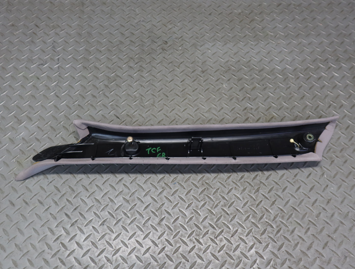 99-01 Toyota Crown JZS175 Set of 2 Interior A Pillar Trim Cover Panel Gray OEM
