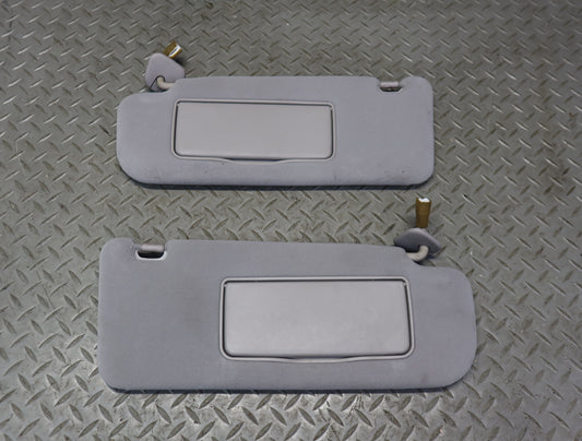 99-01 Toyota Crown JZS175 Front Left & Right Sun Visor Set Gray OEM