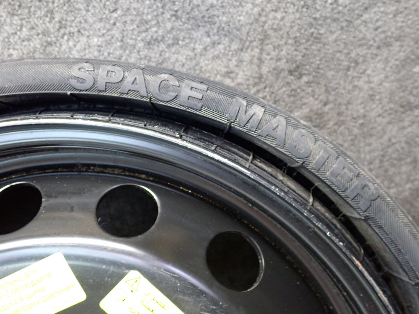 07-15 Audi 4L Q7 Emergency Spare Tire R18 18" Wheel Rim 18H2 ET53 2180904LE4 OEM