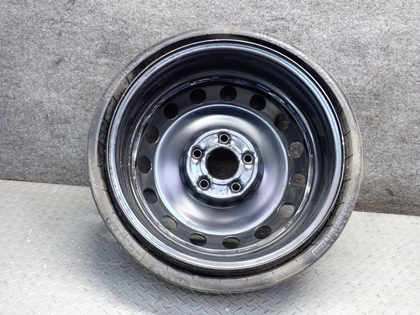 07-15 Audi 4L Q7 Emergency Spare Tire R18 18" Wheel Rim 18H2 ET53 2180904LE4 OEM