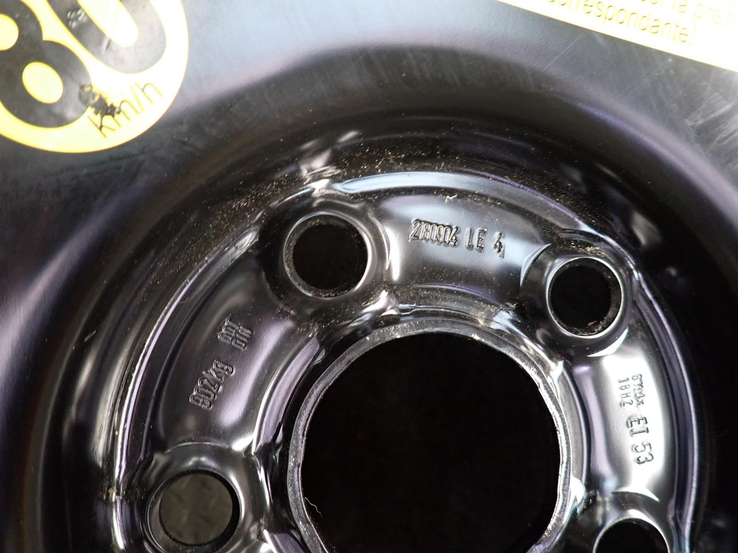 07-15 Audi 4L Q7 Emergency Spare Tire R18 18" Wheel Rim 18H2 ET53 2180904LE4 OEM