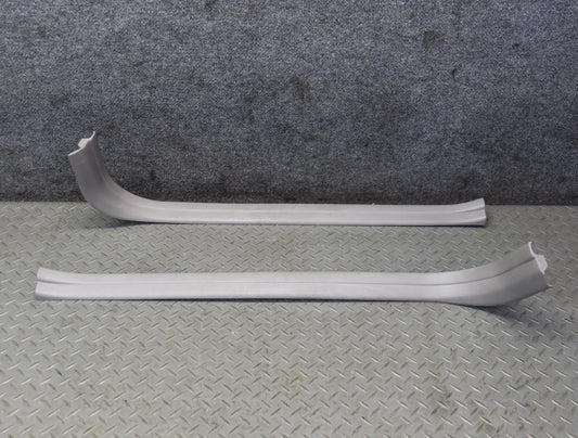 99-01 Toyota Crown JZS175 Front Door Scuff Sill Plate Trim Set Gray OEM