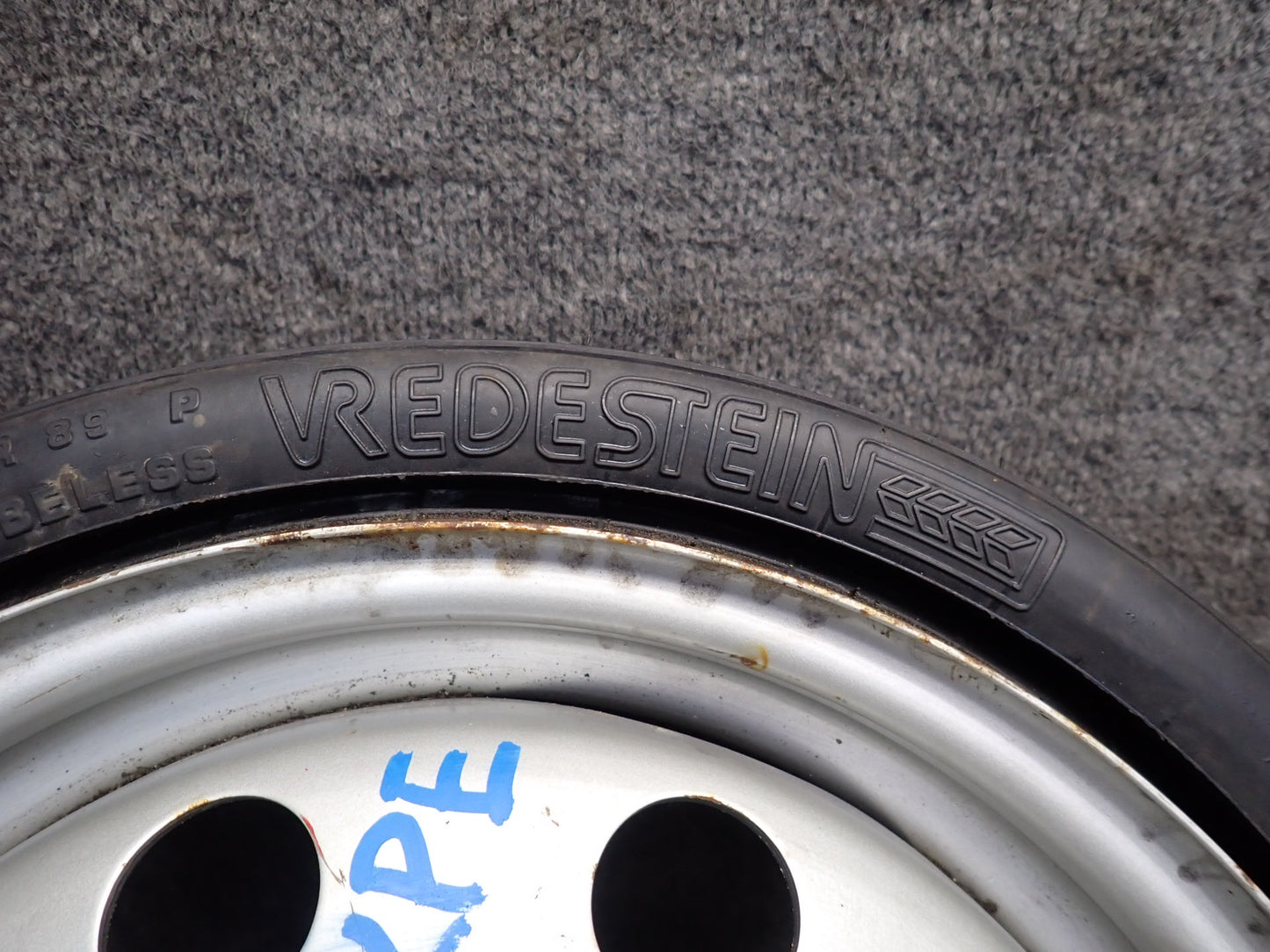 1984-1991 Porsche 928 S Spare Tire R15" Wheel 15x5J ET55 165-15 92836101803
