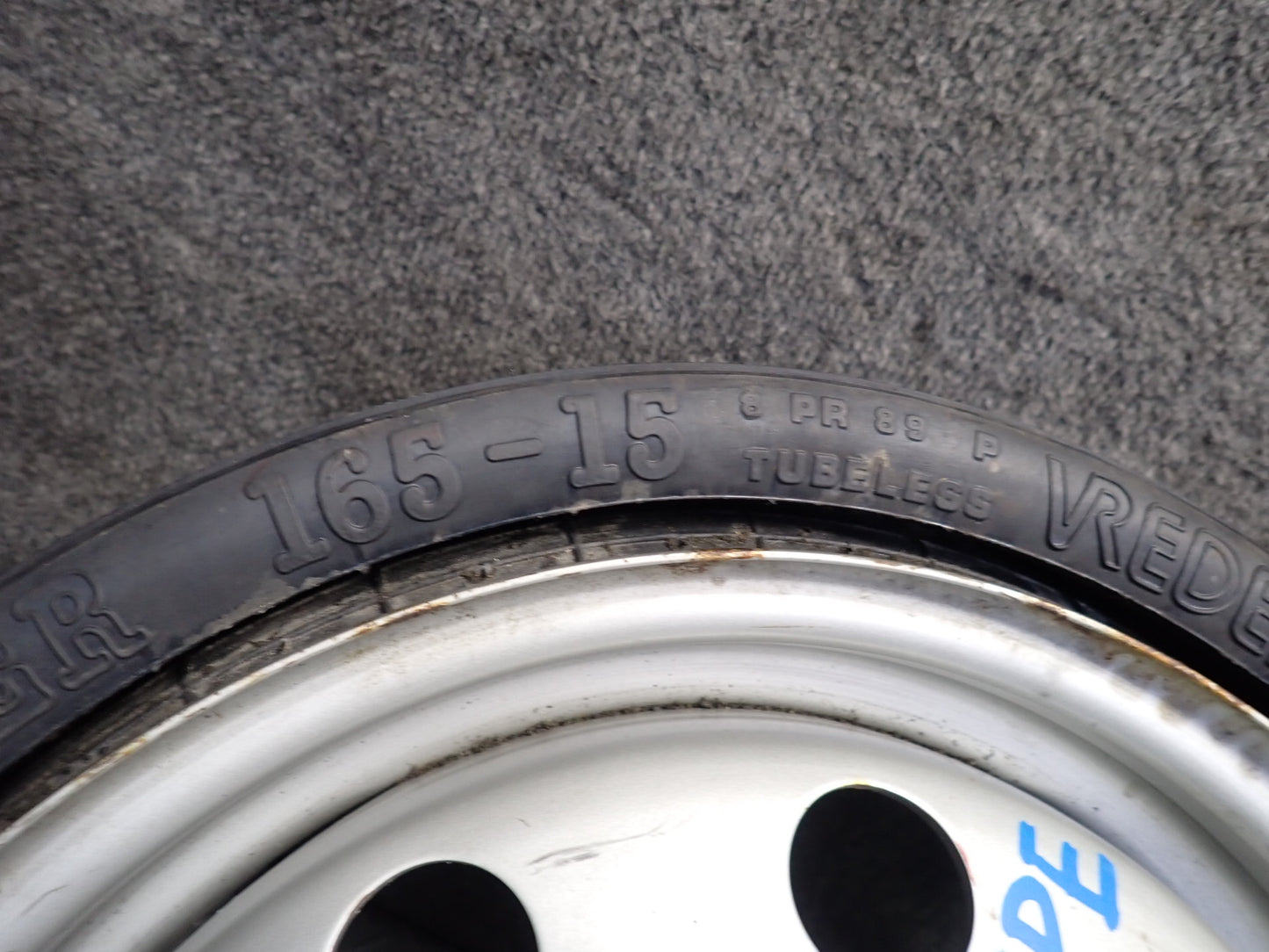 1984-1991 Porsche 928 S Spare Tire R15" Wheel 15x5J ET55 165-15 92836101803