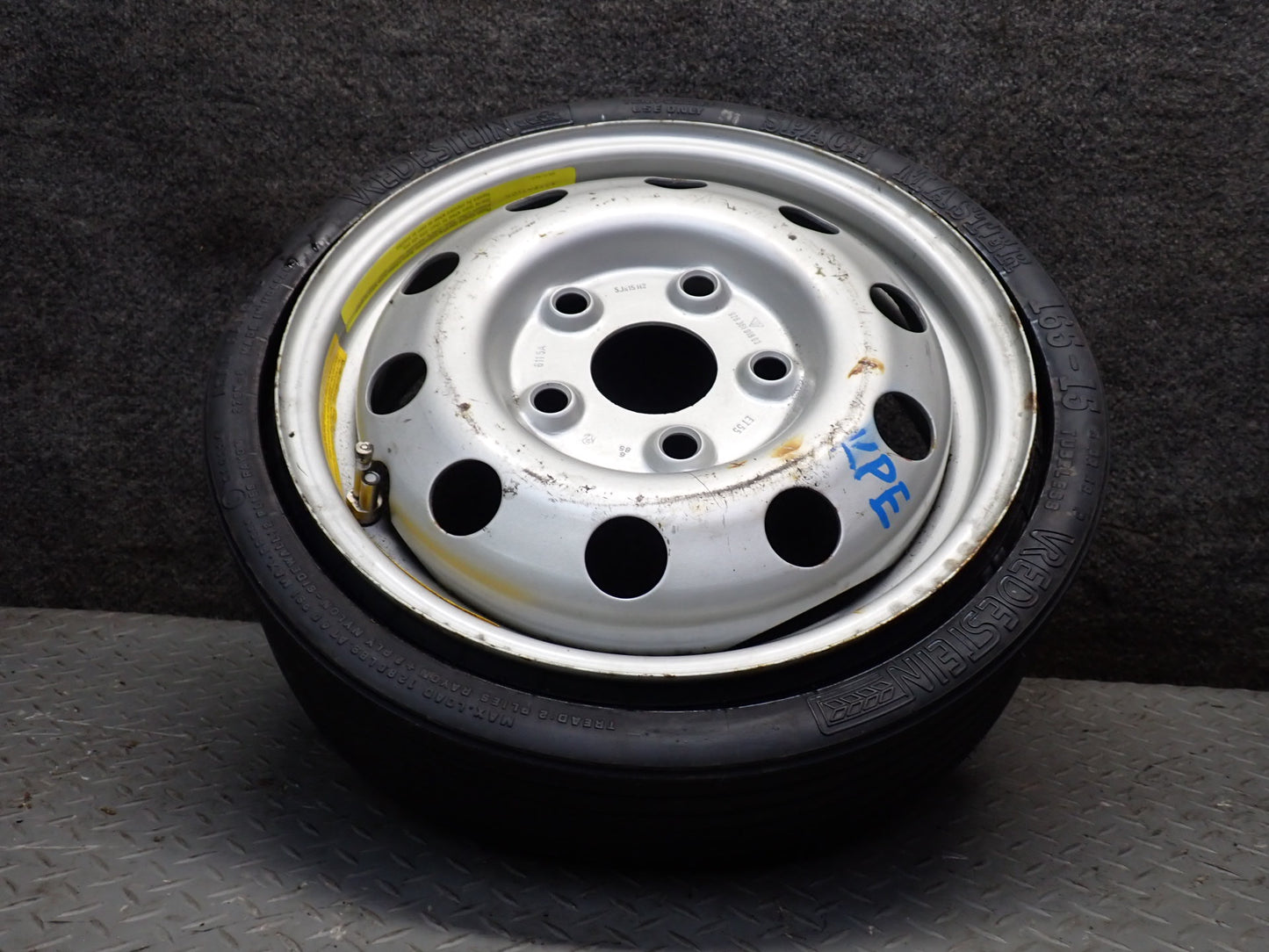 1984-1991 Porsche 928 S Spare Tire R15" Wheel 15x5J ET55 165-15 92836101803
