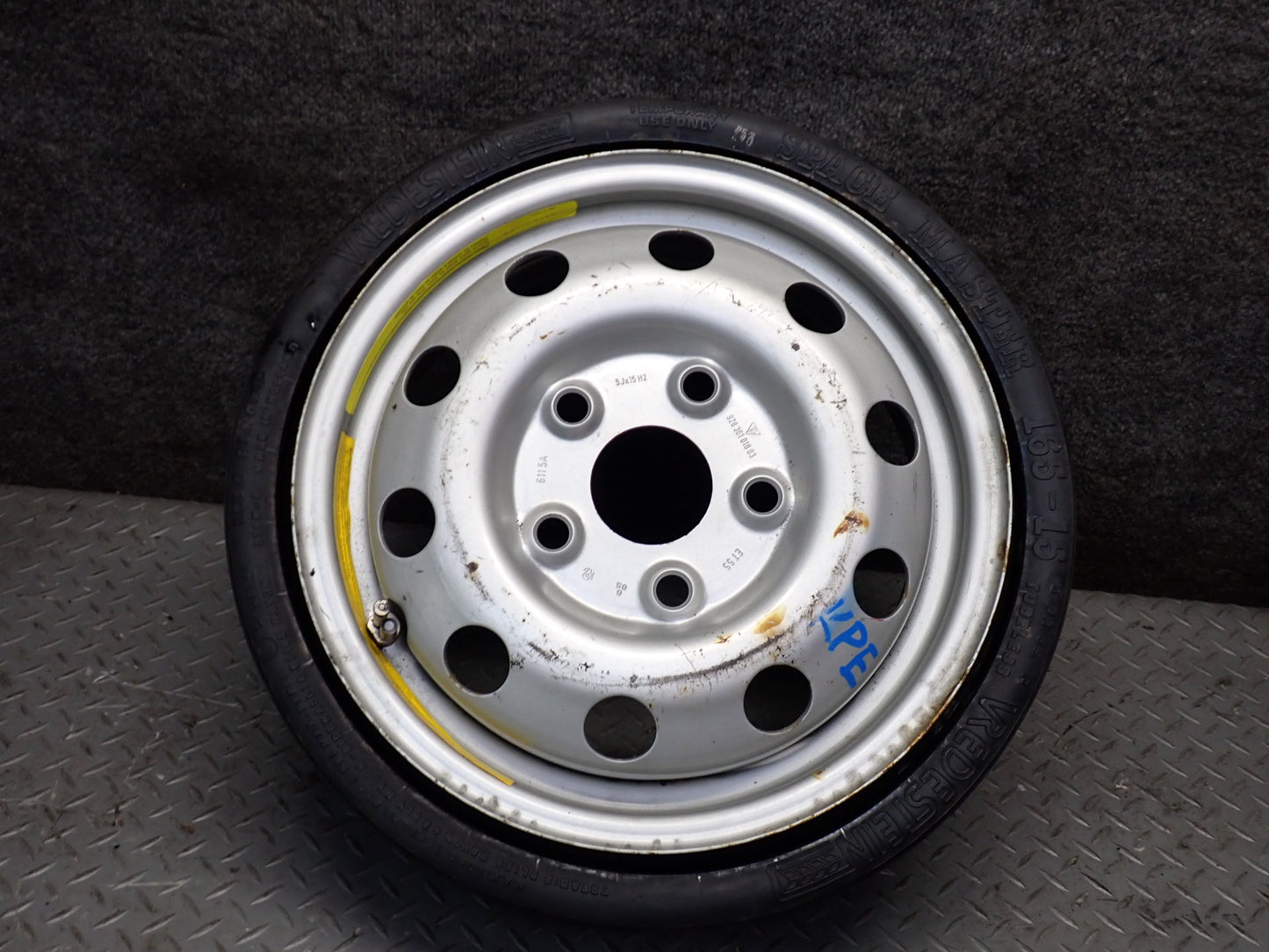 1984-1991 Porsche 928 S Spare Tire R15" Wheel 15x5J ET55 165-15 92836101803