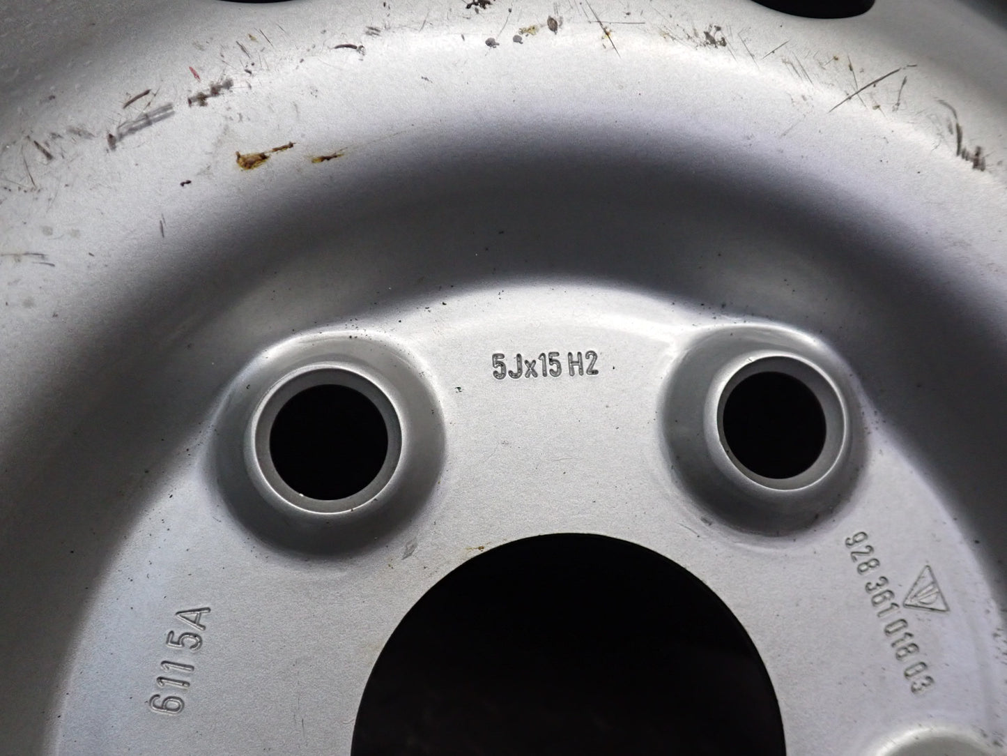 1984-1991 Porsche 928 S Spare Tire R15" Wheel 15x5J ET55 165-15 92836101803