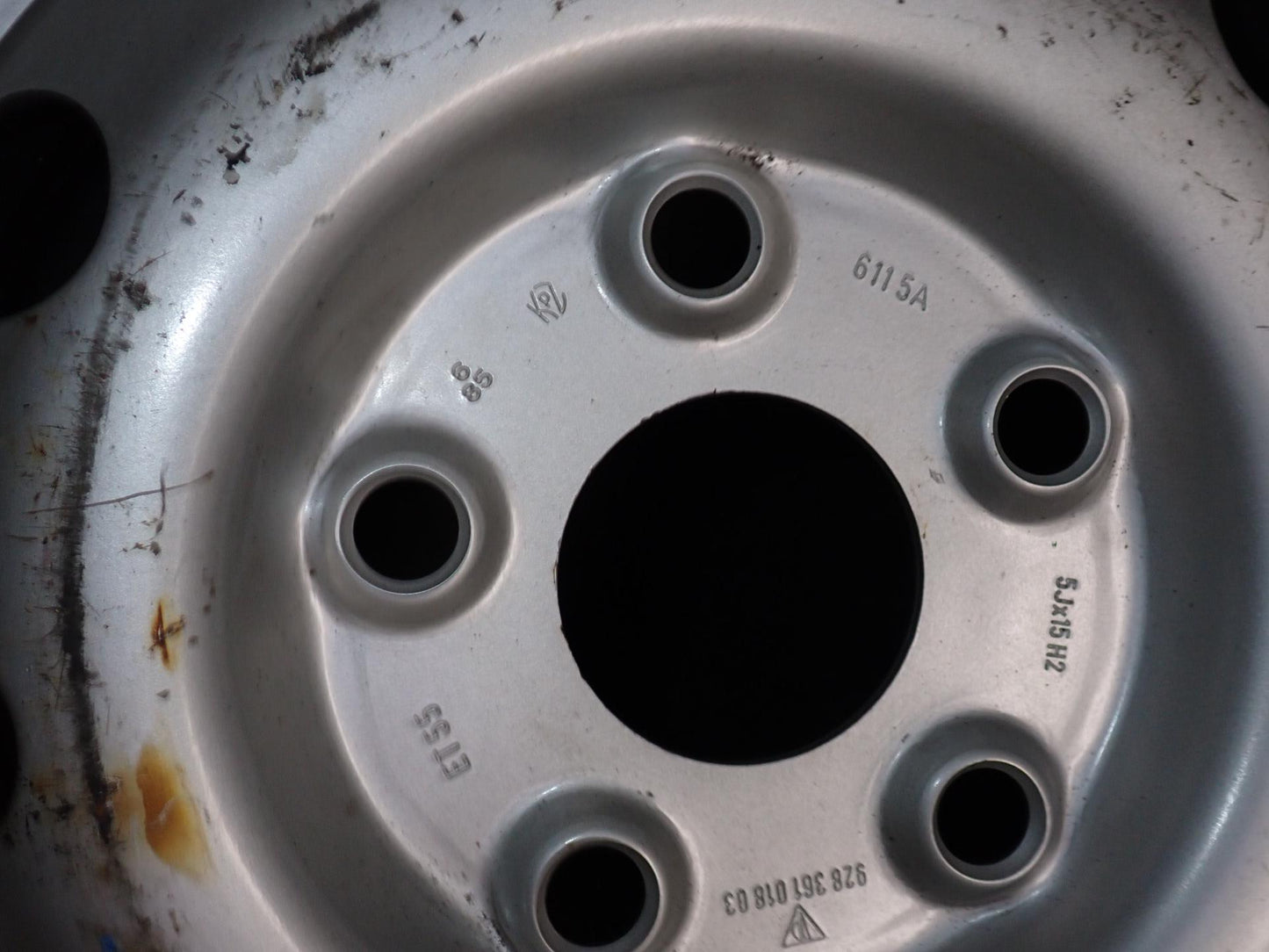 1984-1991 Porsche 928 S Spare Tire R15" Wheel 15x5J ET55 165-15 92836101803