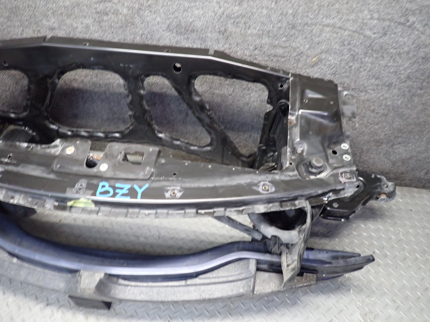 03-08 BMW E85 Z4 3.0L Engine Radiator Core Support Frame Panel OEM