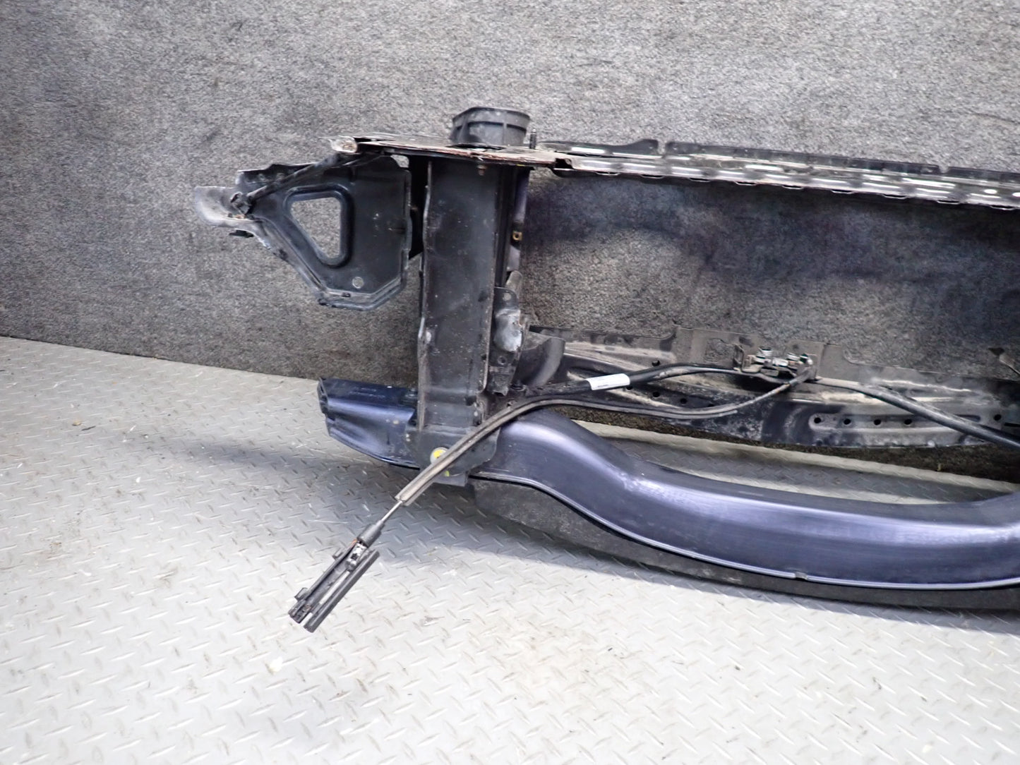 03-08 BMW E85 Z4 3.0L Engine Radiator Core Support Frame Panel OEM