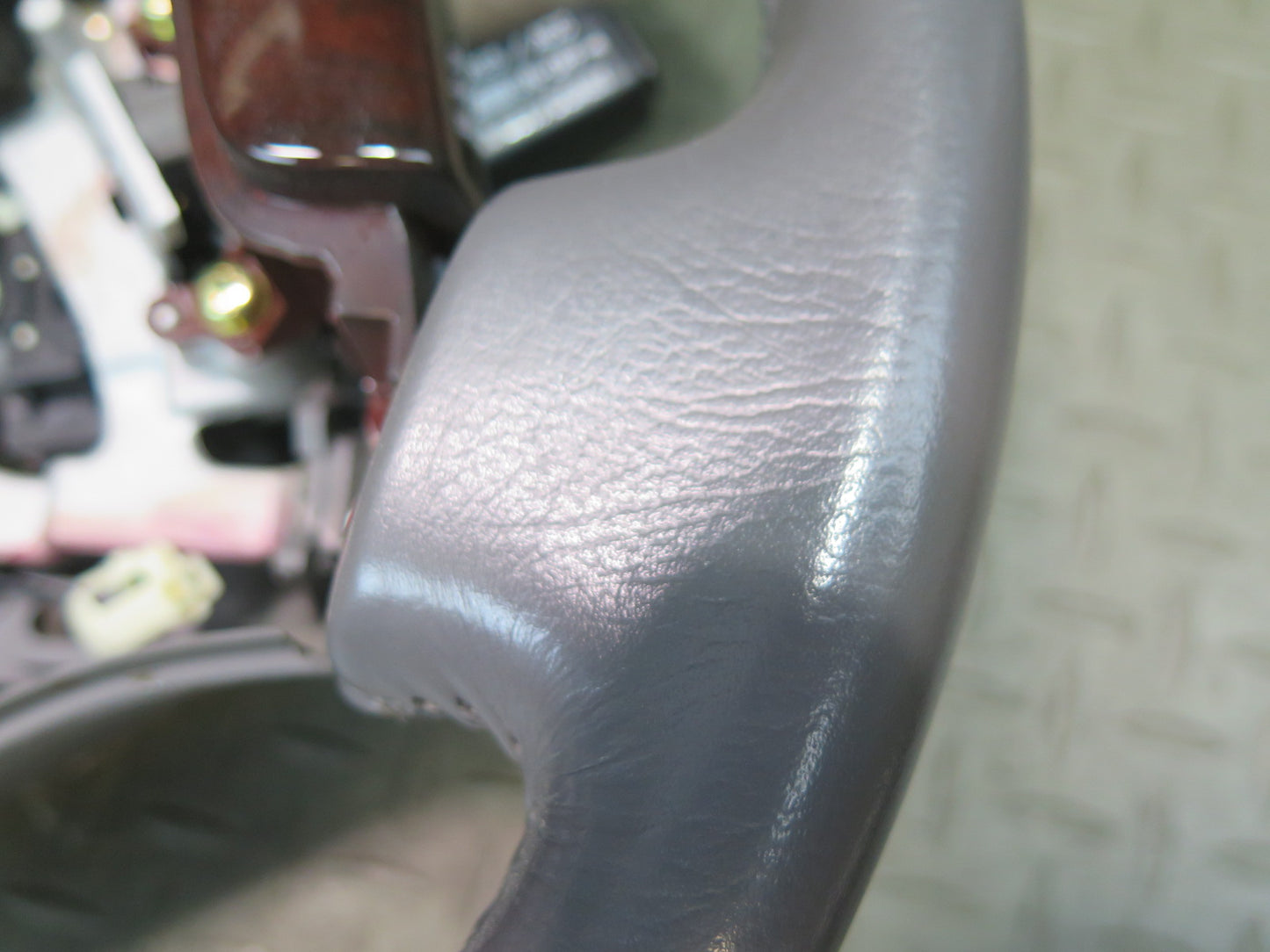99-01 Toyota Crown JZS175 Leather Wood Steering Gray 51K Miles OEM