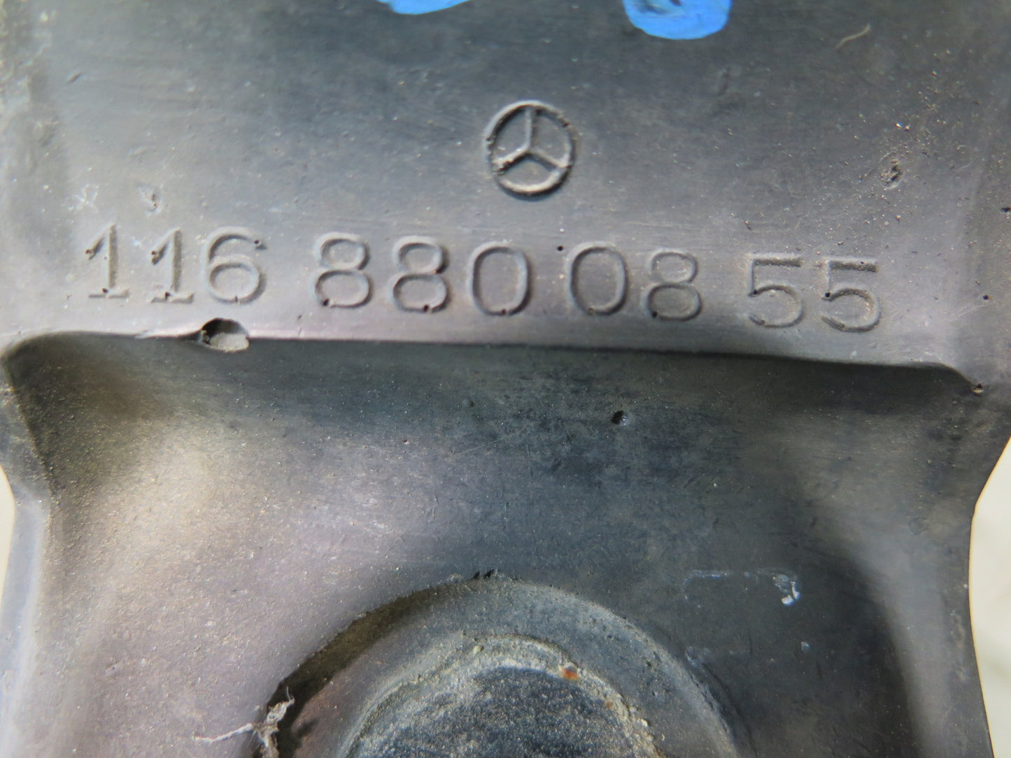 73-89 Mercedes R107 Sl-class Set of 2 Front Bumper Rubber Guard OEM