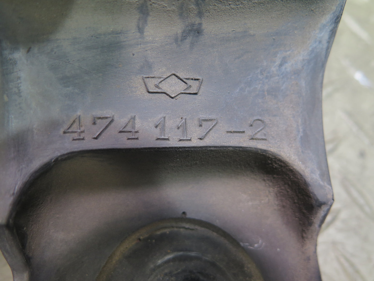73-89 Mercedes R107 Sl-class Set of 2 Front Bumper Rubber Guard OEM