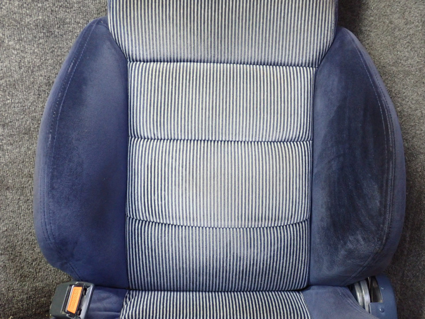 84-86 Nissan Z31 300ZX Set of 2 Front Left & Right Blue Cloth Seat OEM