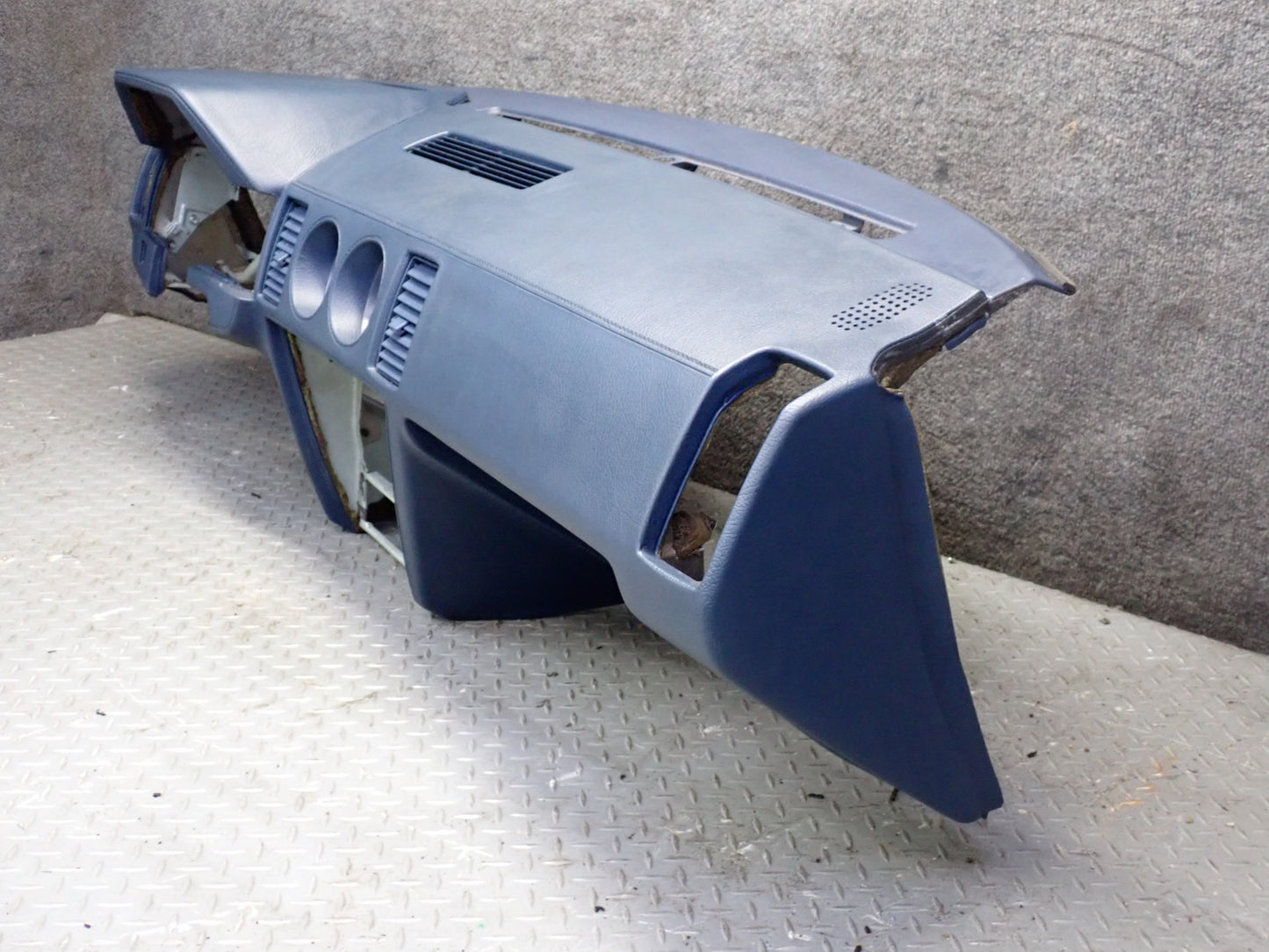 85-87 Nissan Z31 300ZX NA Dashboard Dash Instrument Trim Panel Cover Blue OEM