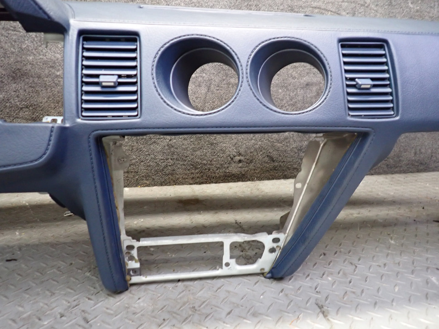 85-87 Nissan Z31 300ZX NA Dashboard Dash Instrument Trim Panel Cover Blue OEM