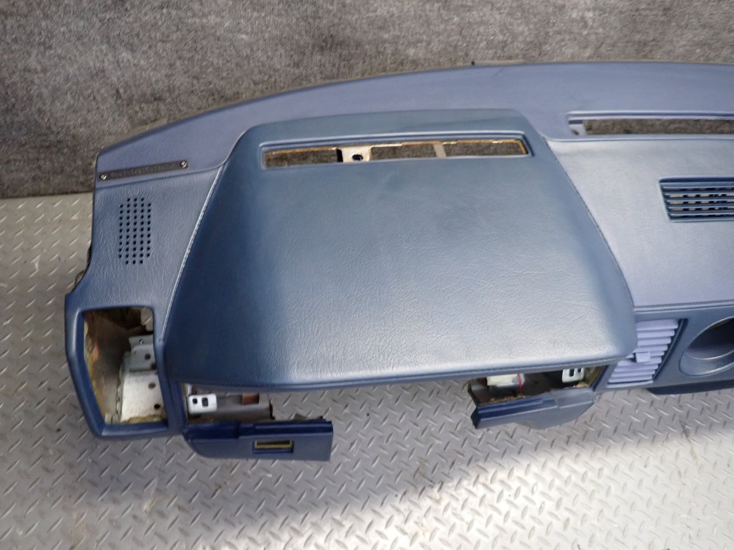 85-87 Nissan Z31 300ZX NA Dashboard Dash Instrument Trim Panel Cover Blue OEM