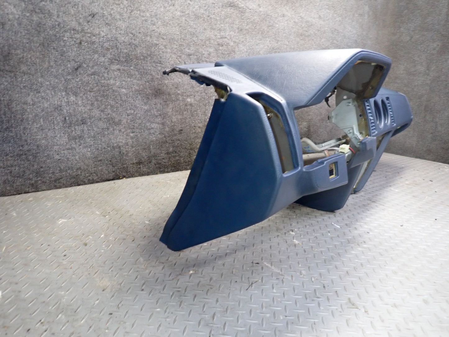 85-87 Nissan Z31 300ZX NA Dashboard Dash Instrument Trim Panel Cover Blue OEM