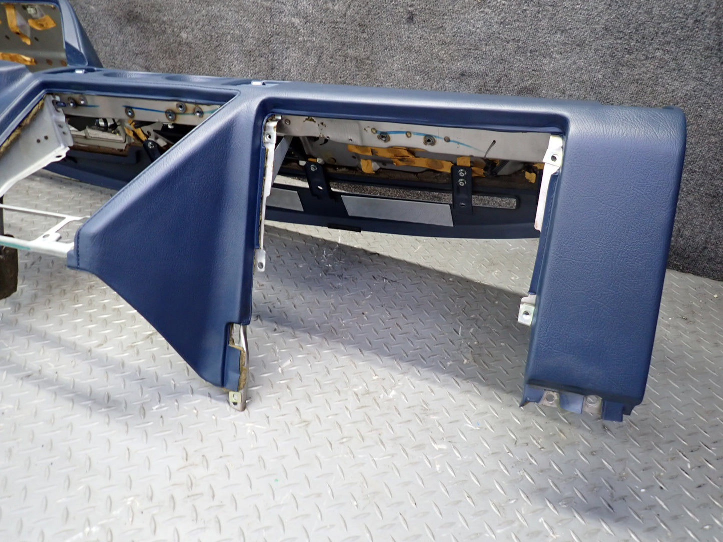 85-87 Nissan Z31 300ZX NA Dashboard Dash Instrument Trim Panel Cover Blue OEM