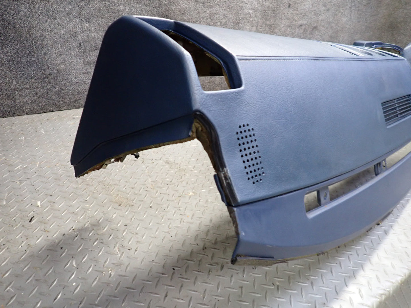85-87 Nissan Z31 300ZX NA Dashboard Dash Instrument Trim Panel Cover Blue OEM