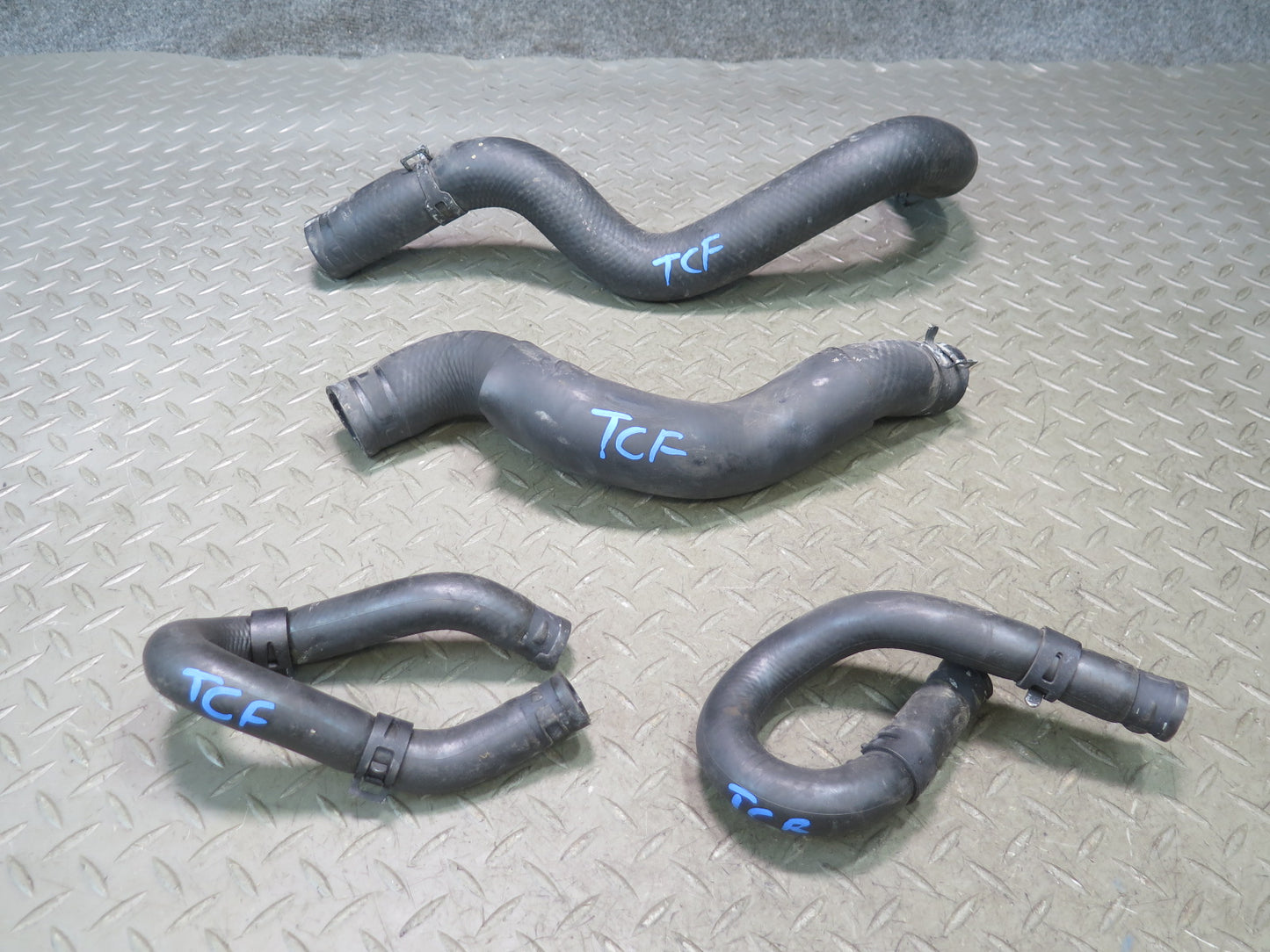 99-01 Toyota Crown JZS175 2JZFSE Set of 4 Radiator Cooling System Hose Pipe OEM