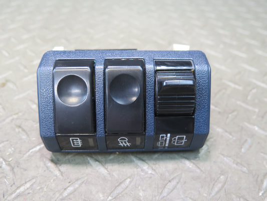84-86 Nissan Z31 300ZX Dash Defrost Fog Light Washer Switch Blue OEM