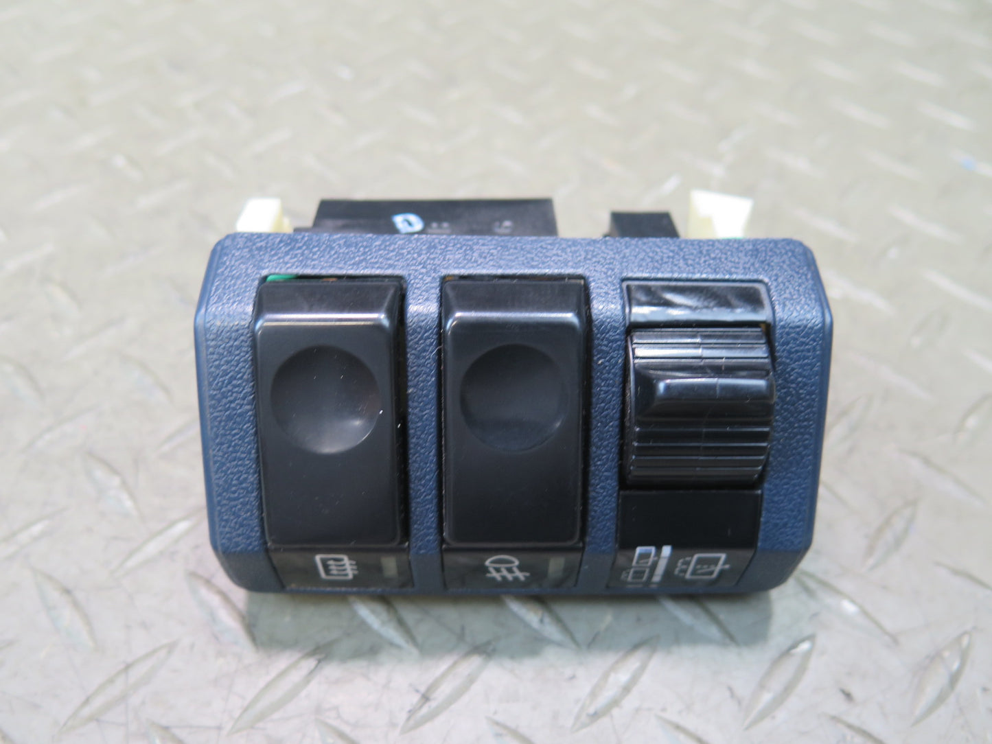84-86 Nissan Z31 300ZX Dash Defrost Fog Light Washer Switch Blue OEM