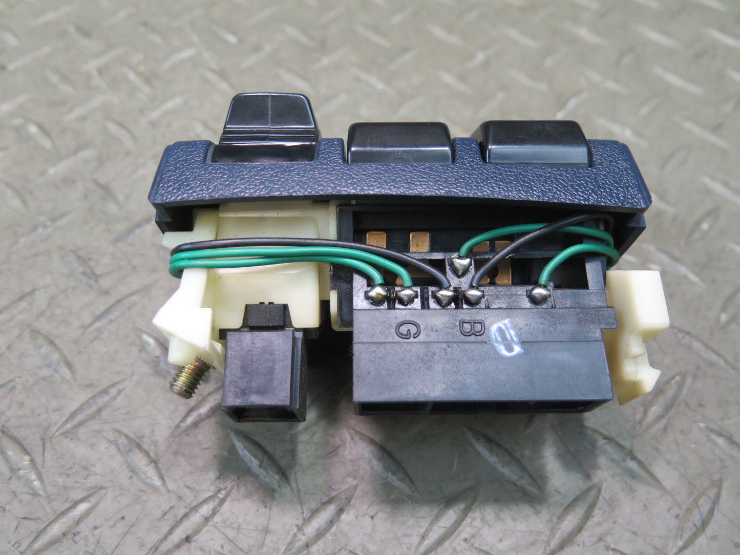 84-86 Nissan Z31 300ZX Dash Defrost Fog Light Washer Switch Blue OEM