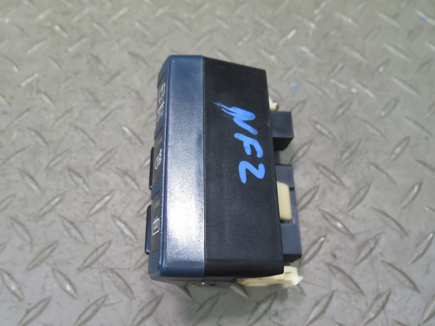 84-86 Nissan Z31 300ZX Dash Defrost Fog Light Washer Switch Blue OEM