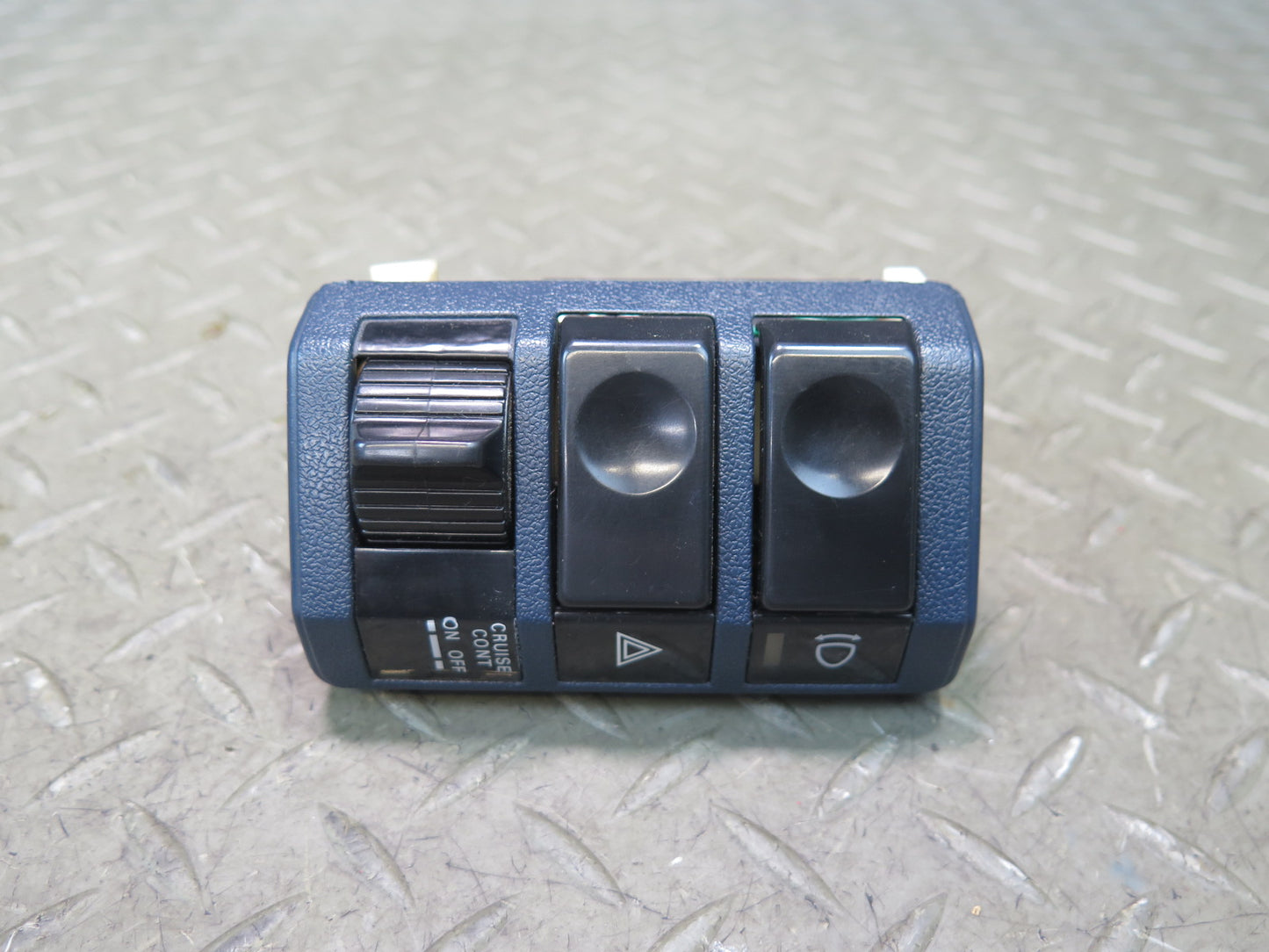 84-86 Nissan Z31 300ZX Hazard Cruise Control Headlight Button Switch Blue OEM