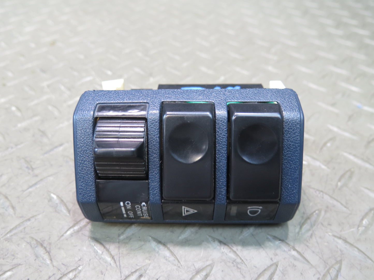 84-86 Nissan Z31 300ZX Hazard Cruise Control Headlight Button Switch Blue OEM