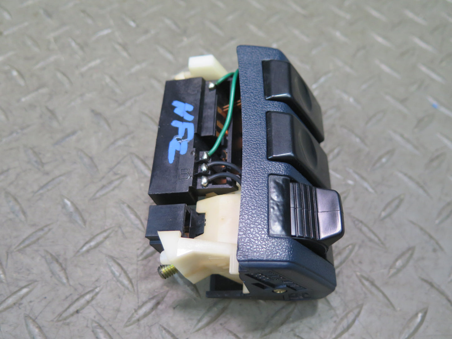 84-86 Nissan Z31 300ZX Hazard Cruise Control Headlight Button Switch Blue OEM