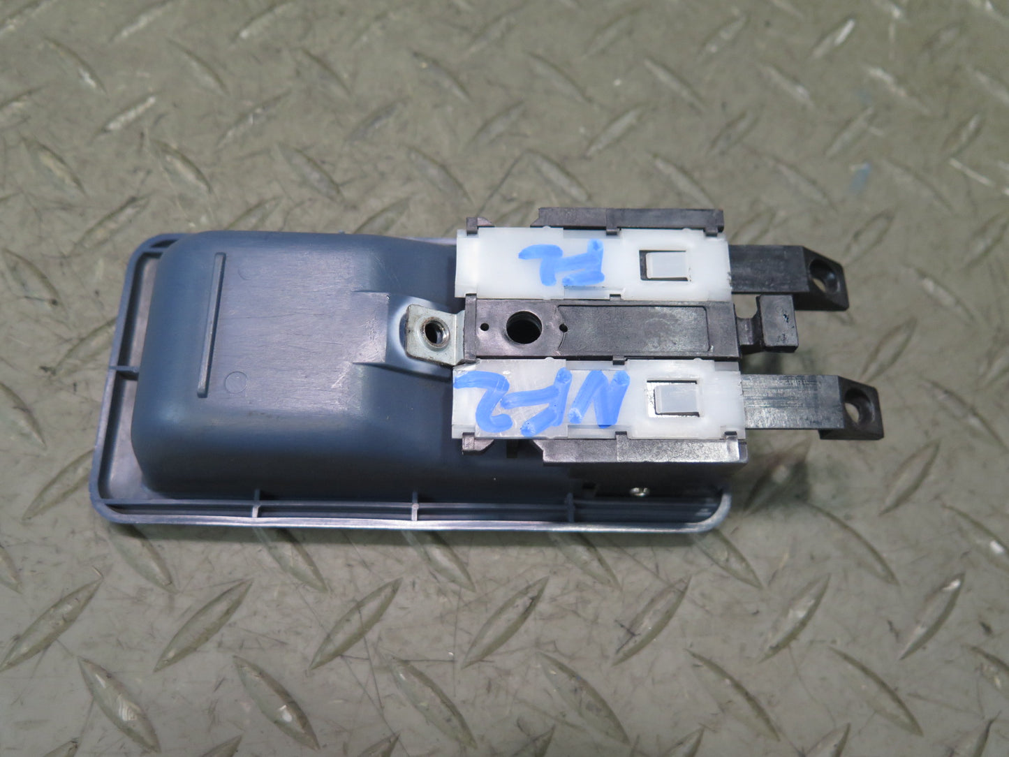 84-89 Nissan Z31 300ZX Front Left Driver Door Interior Handle Blue OEM
