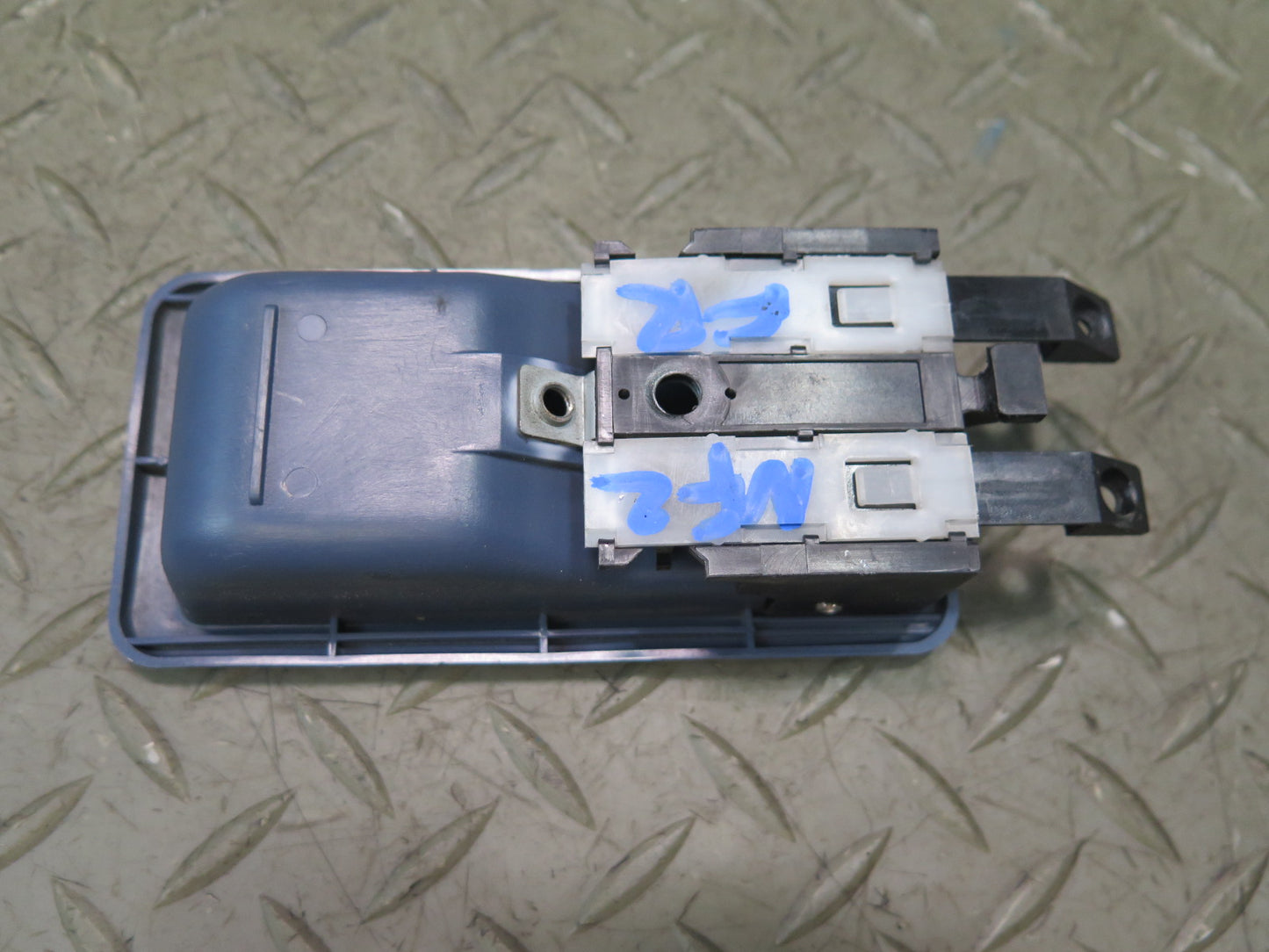 84-89 Nissan Z31 300ZX Front Right Passenger Door Interior Handle Blue OEM