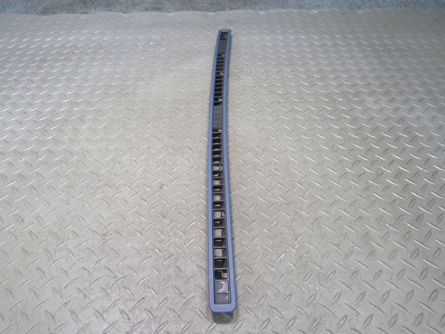 85-87 Nissan Z31 300ZX 2 Dash Windshield Defrost Vent Grille Set Blue OEM